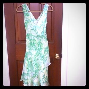 Leafy Green Cocktail Dress